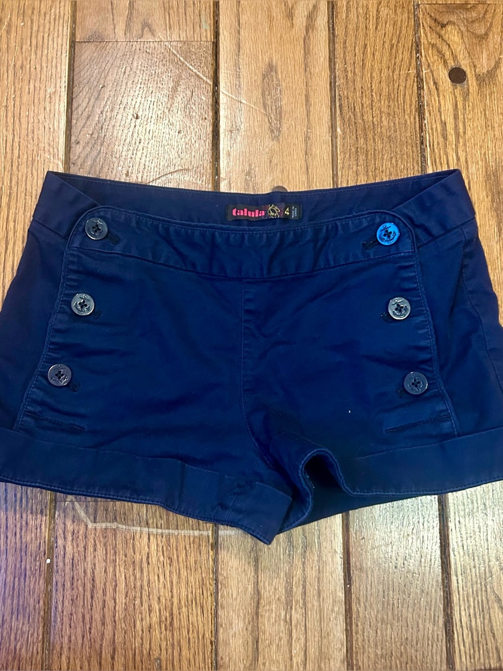 Talula by Aritzia Navy Mini Shorts